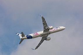 President Macron At Paris Air Show - Le Bourget