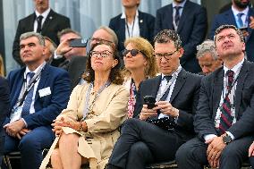 President Macron At Paris Air Show - Le Bourget