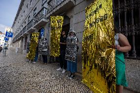 Protest Action Against European Central Banks