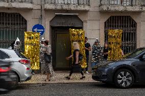 Protest Action Against European Central Banks