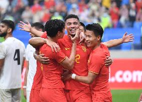 (SP)CHINA-DALIAN-FOOTBALL-INTERNATIONAL FRIENDLY-CHINA VS PALESTINE(CN)