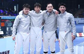 #(SP)JIANGSU-WUXI-ASIAN CHAMPIONSHIPS-MEN'S TEAM  SABRE