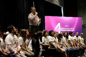 Marcelo Ebrard Starts A Campaign With A Meeting With Young People In Mexico