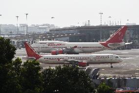 Air India Aircraft In Mumbai