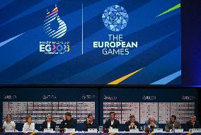 Press Conference - European Games Krakow-Malopolska 2023