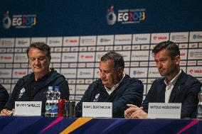 Press Conference - European Games Krakow-Malopolska 2023
