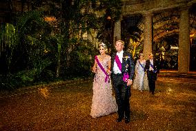 Dutch Royal At State Banquet - Brussels