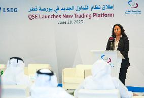 Qatar Stock Exchange Launching Ceremony Of (QSE) New Trading Platform