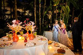 Dutch Royal At State Banquet - Brussels