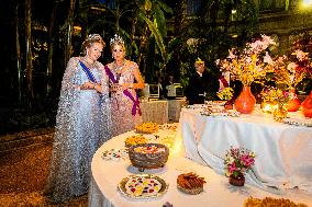 Dutch Royal At State Banquet - Brussels