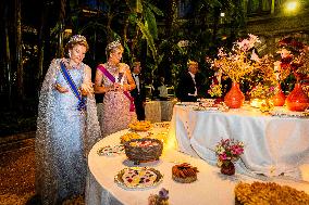 Dutch Royal At State Banquet - Brussels
