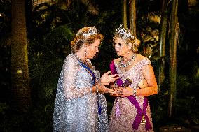 Dutch Royal At State Banquet - Brussels