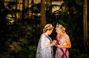 Dutch Royal At State Banquet - Brussels