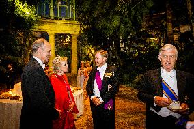 Dutch Royal At State Banquet - Brussels