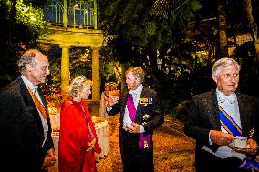 Dutch Royal At State Banquet - Brussels