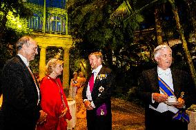 Dutch Royal At State Banquet - Brussels