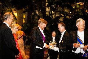Dutch Royal At State Banquet - Brussels