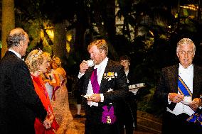 Dutch Royal At State Banquet - Brussels