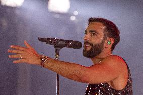 Marco Mengoni In Concert At The Euganeo Stadium In Padua