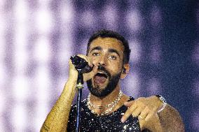 Marco Mengoni In Concert At The Euganeo Stadium In Padua