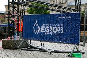 Preparations For The 3rd European Games In Krakow