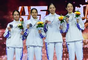 #(SP)JIANGSU-WUXI-ASIAN CHAMPIONSHIPS-WOMEN'S TEAM FOIL