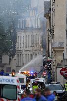 Huge Explosion Hits Building - Paris