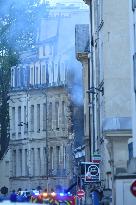 Huge Explosion Hits Building - Paris