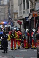 Huge Explosion Hits Building - Paris