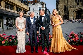 Dutch And Belgium Royals At A Concert - Brussels