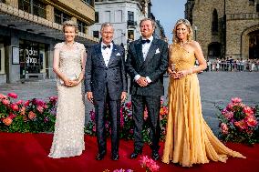 Dutch And Belgium Royals At A Concert - Brussels