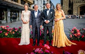 Dutch And Belgium Royals At A Concert - Brussels