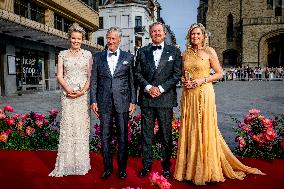 Dutch And Belgium Royals At A Concert - Brussels