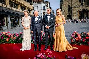 Dutch And Belgium Royals At A Concert - Brussels