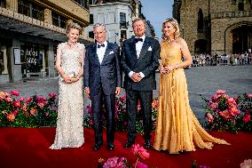 Dutch And Belgium Royals At A Concert - Brussels