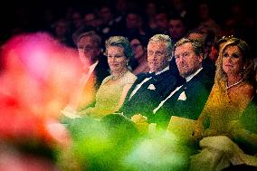 Dutch And Belgium Royals At A Concert - Brussels