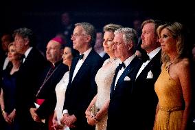 Dutch And Belgium Royals At A Concert - Brussels