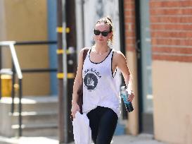 Olivia Wilde Leaving The Gym - LA