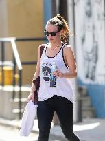 Olivia Wilde Leaving The Gym - LA