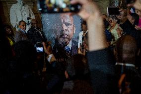 Late Congressman John Lewis Honored - Washington