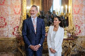 Royals At Princess Of Asturias Foundation Board Of Trustees Meeting - Madrid