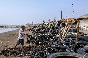 Climate Change Causes Sea Level Rise On The North Coast Of West Java