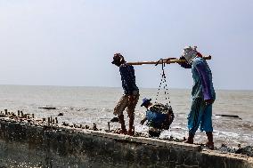 Climate Change Causes Sea Level Rise On The North Coast Of West Java