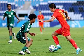 (SP)THAILAND-CHONBURI-AFC U17 ASIAN CUP-GROUP C-CHN VS KSA