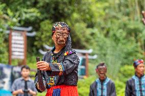 Nuo Opera performance Celebrate Dragon Boat Festival