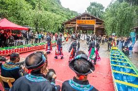 Nuo Opera performance Celebrate Dragon Boat Festival