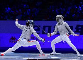 #(SP)JIANGSU-WUXI-ASIAN CHAMPIONSHIPS-WOMEN'S TEAM SABRE