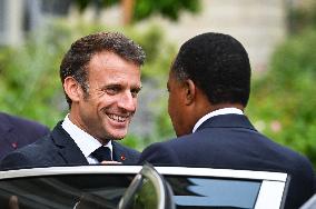 Emmanuel Macron Welcomes Gustavo Petro - Paris