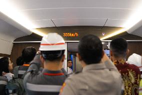 INDONESIA-JAKARTA-BANDUNG HIGH-SPEED RAILWAY-JOINT COMMISSIONING&TESTING