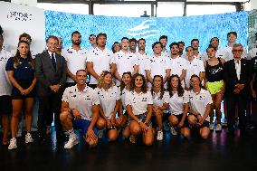 Press Conference To Present The International Swimming Championships